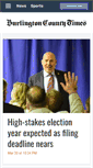 Mobile Screenshot of burlingtoncountytimes.com