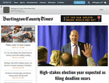 Tablet Screenshot of burlingtoncountytimes.com